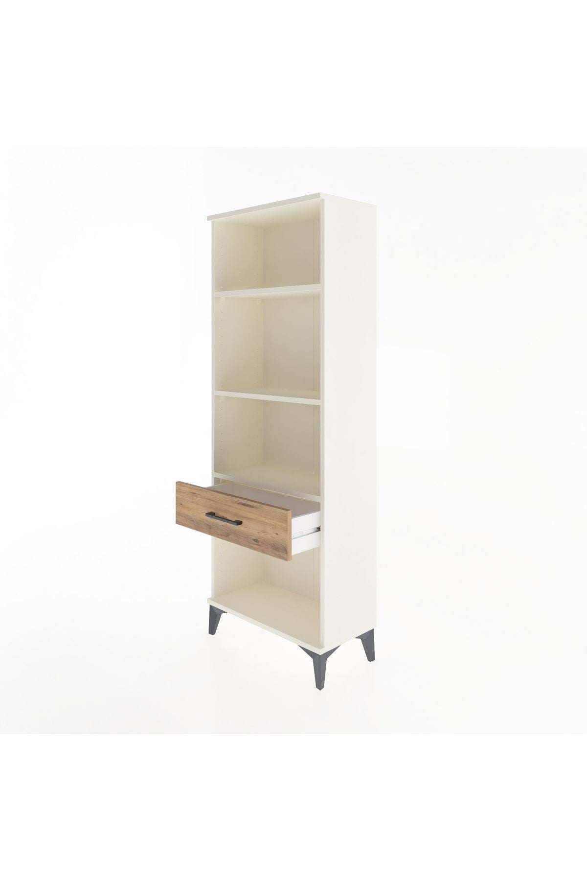 Arges Dolap 3 Raflı Tek Çekmeceli 60x30x163 - S20M122V3A