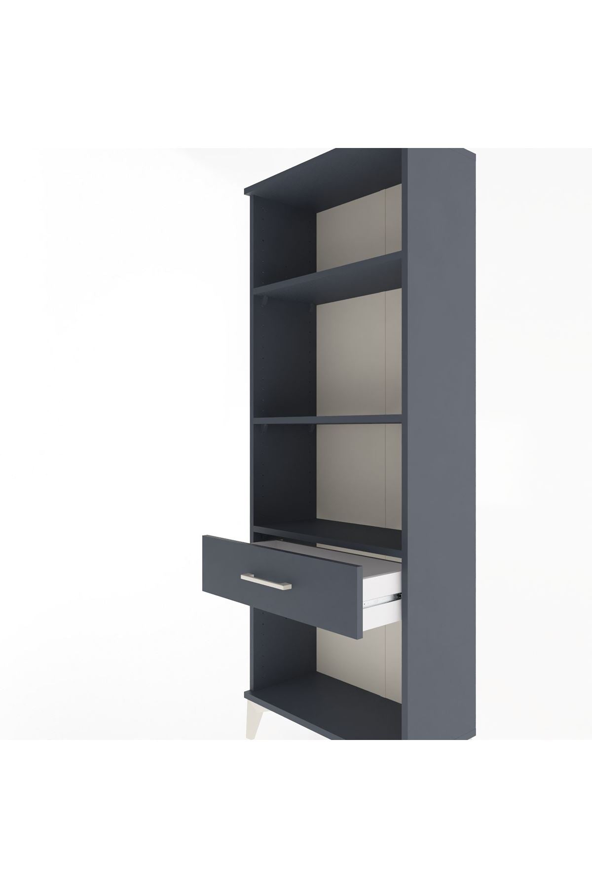 Arges Dolap 3 Raflı Tek Çekmeceli 60x30x163 - S20M122V5A