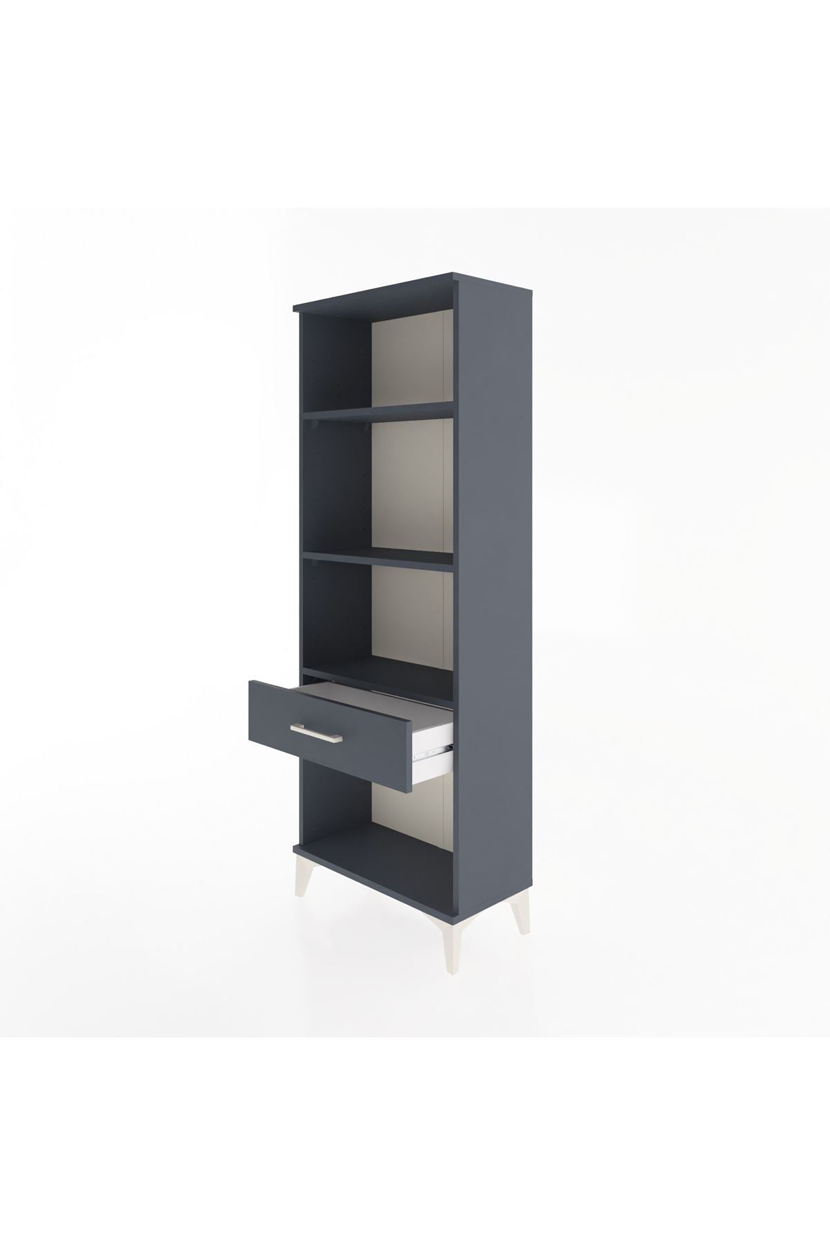 Arges Dolap 3 Raflı Tek Çekmeceli 60x30x163 - S20M122V5A