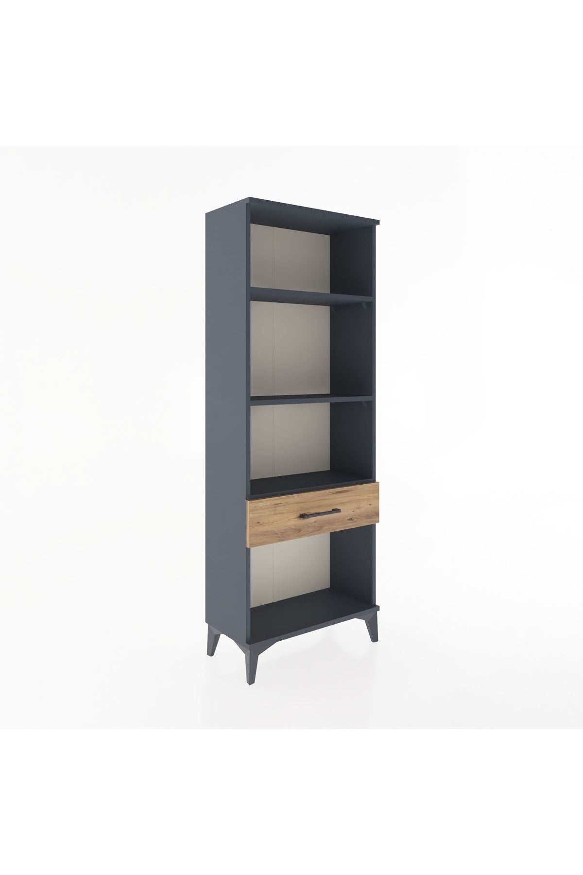Arges Dolap 3 Raflı Tek Çekmeceli 60x30x163 - S20M122V6A