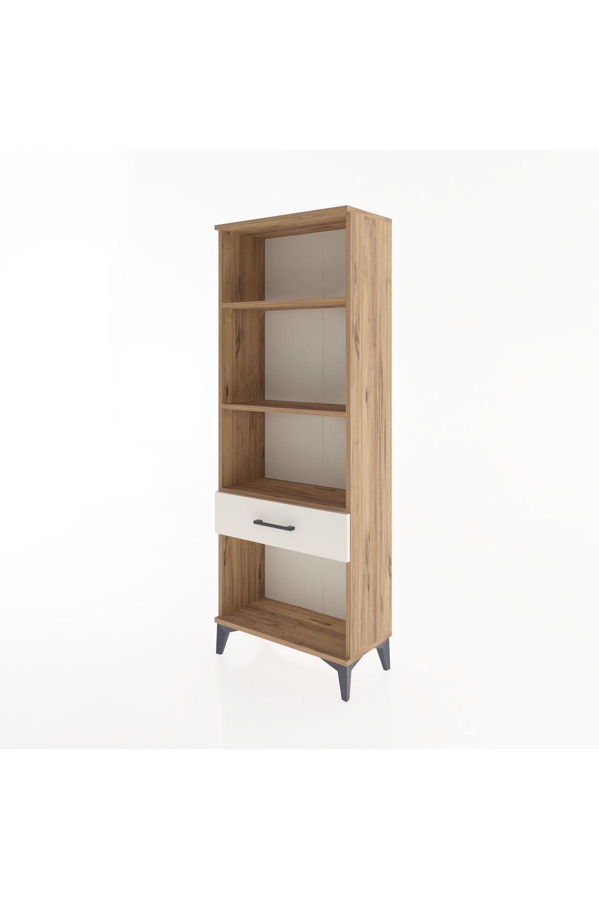 Arges Dolap 3 Raflı Tek Çekmeceli 60x30x163 - S20M122V7A