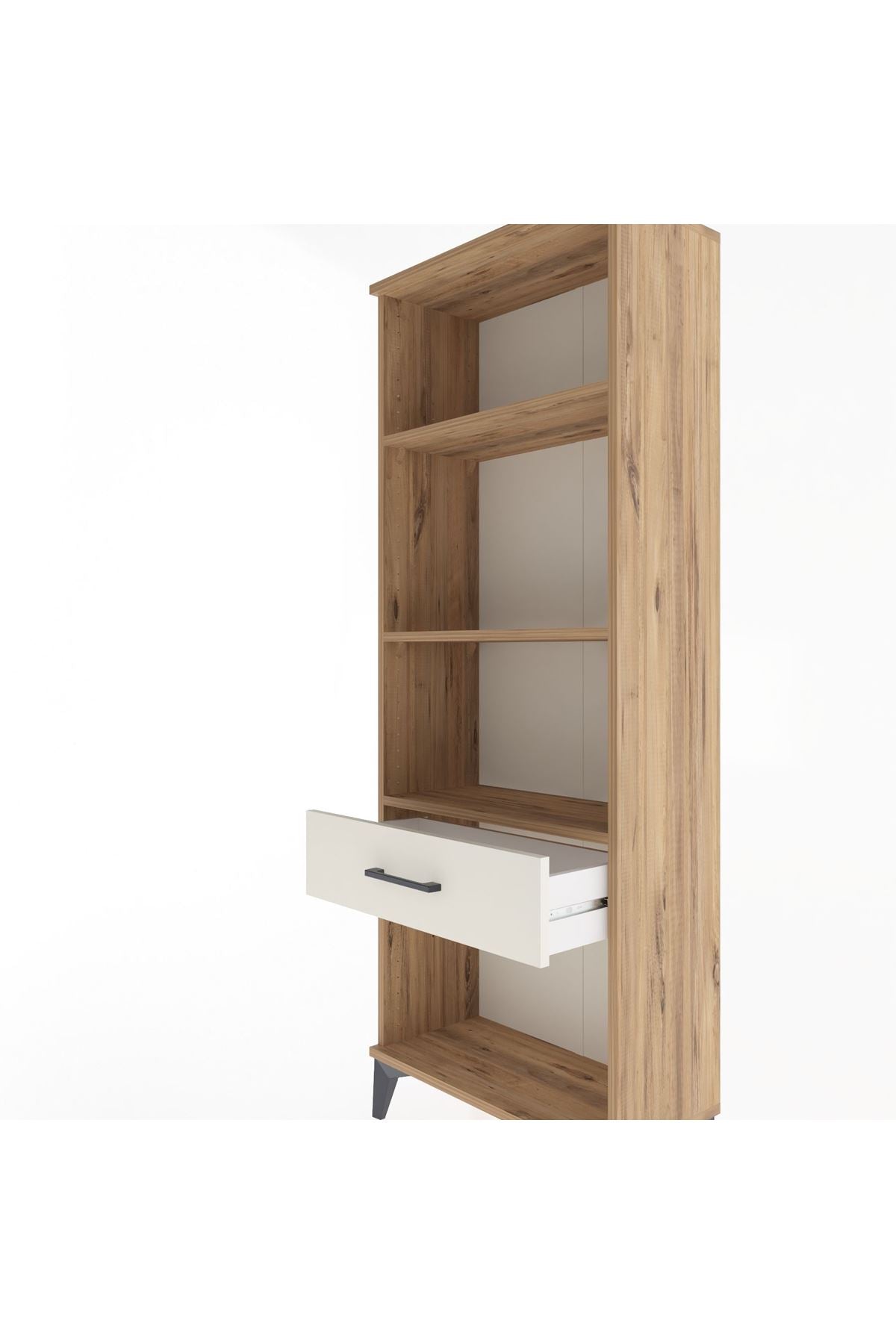 Arges Dolap 3 Raflı Tek Çekmeceli 60x30x163 - S20M122V7A