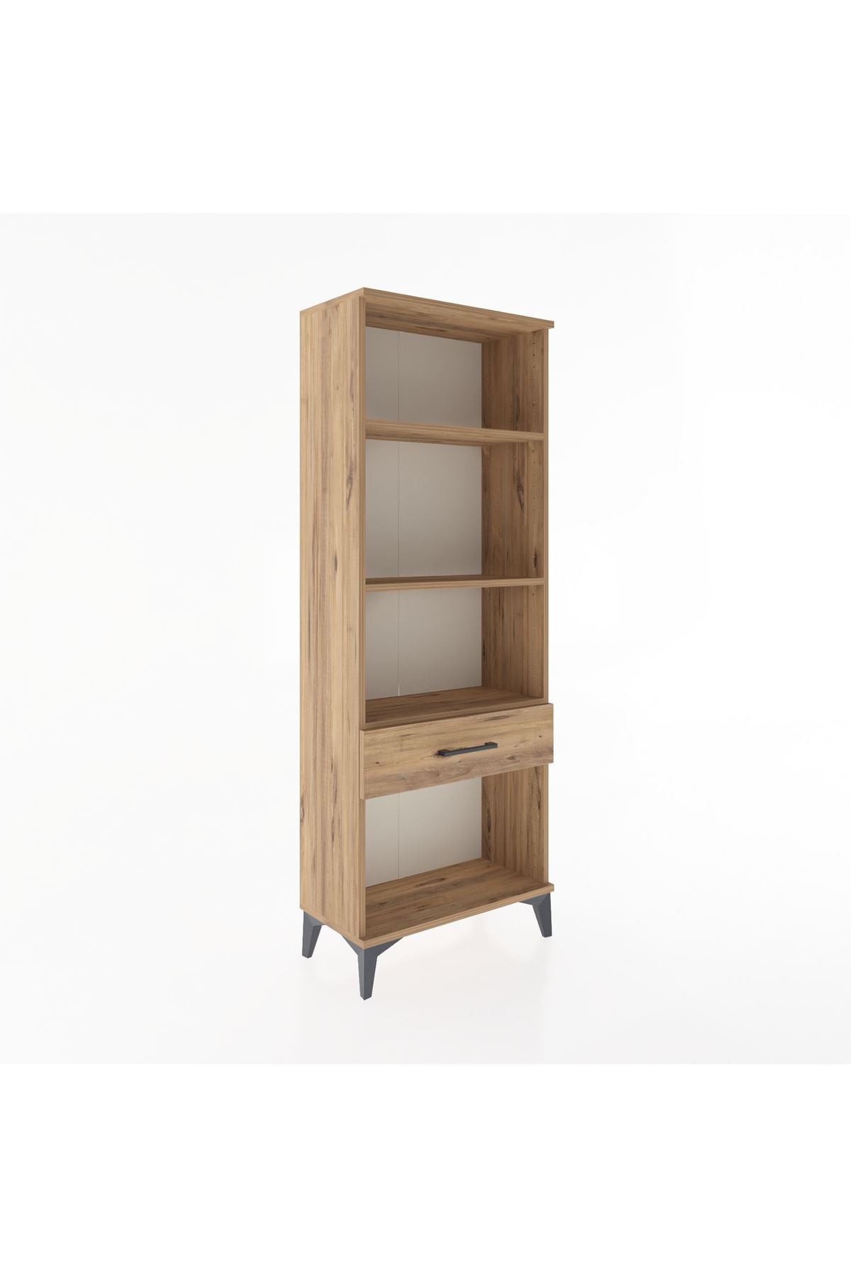 Arges Dolap 3 Raflı Tek Çekmeceli 60x30x163 - S20M122V9A