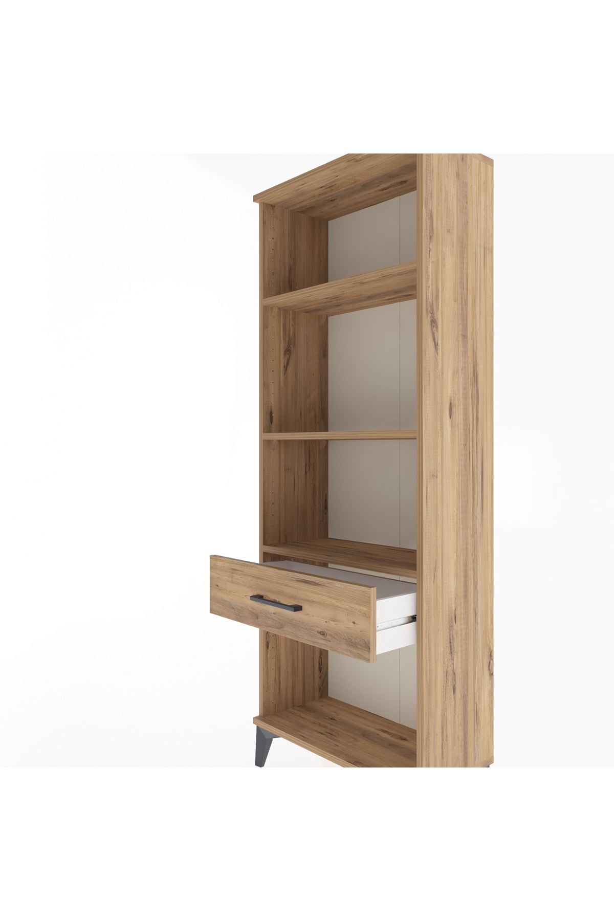 Arges Dolap 3 Raflı Tek Çekmeceli 60x30x163 - S20M122V9A
