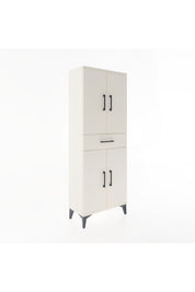 Arges Dolap 3 Raflı Tek Çekmeceli 4 Kapaklı 60x30x163 - S20M123V1A