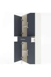 Arges Dolap 3 Raflı Tek Çekmeceli 4 Kapaklı 60x30x163 - S20M123V2A