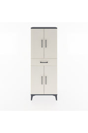 Arges Dolap 3 Raflı Tek Çekmeceli 4 Kapaklı 60x30x163 - S20M123V4A