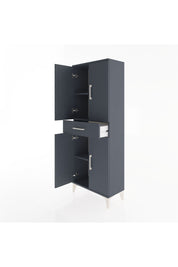 Arges Dolap 3 Raflı Tek Çekmeceli 4 Kapaklı 60x30x163 - S20M123V5A