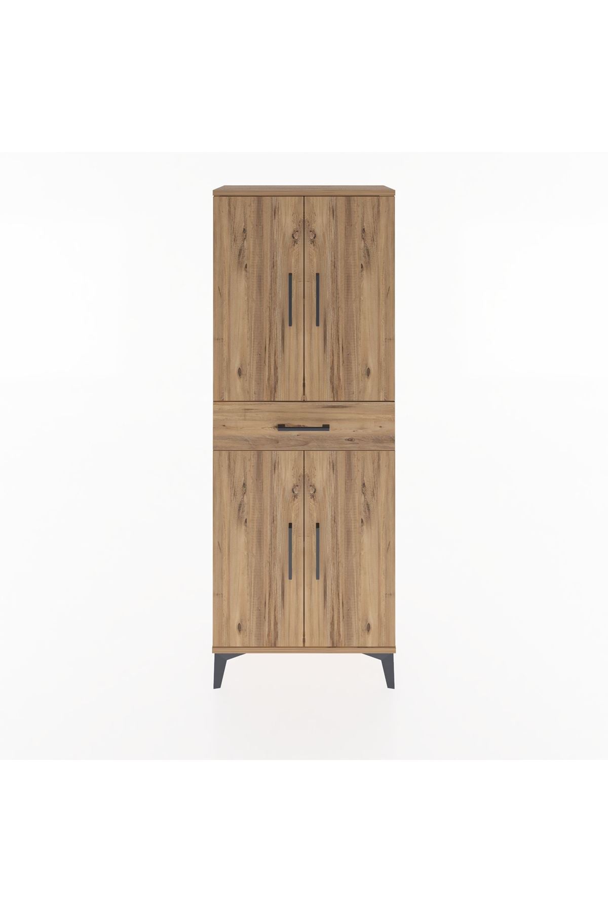 Arges Dolap 3 Raflı Tek Çekmeceli 4 Kapaklı 60x30x163 - S20M123V9A