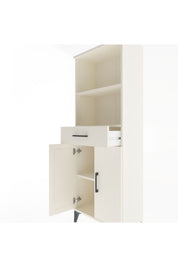 Arges Dolap 3 Raflı Tek Çekmeceli 2 Kapaklı 60x30x163 - S20M124V1A