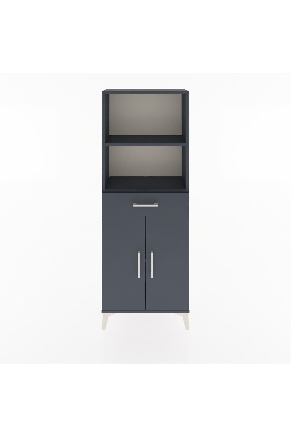 Arges Dolap 3 Raflı Tek Çekmeceli 2 Kapaklı 60x30x163 - S20M124V5A