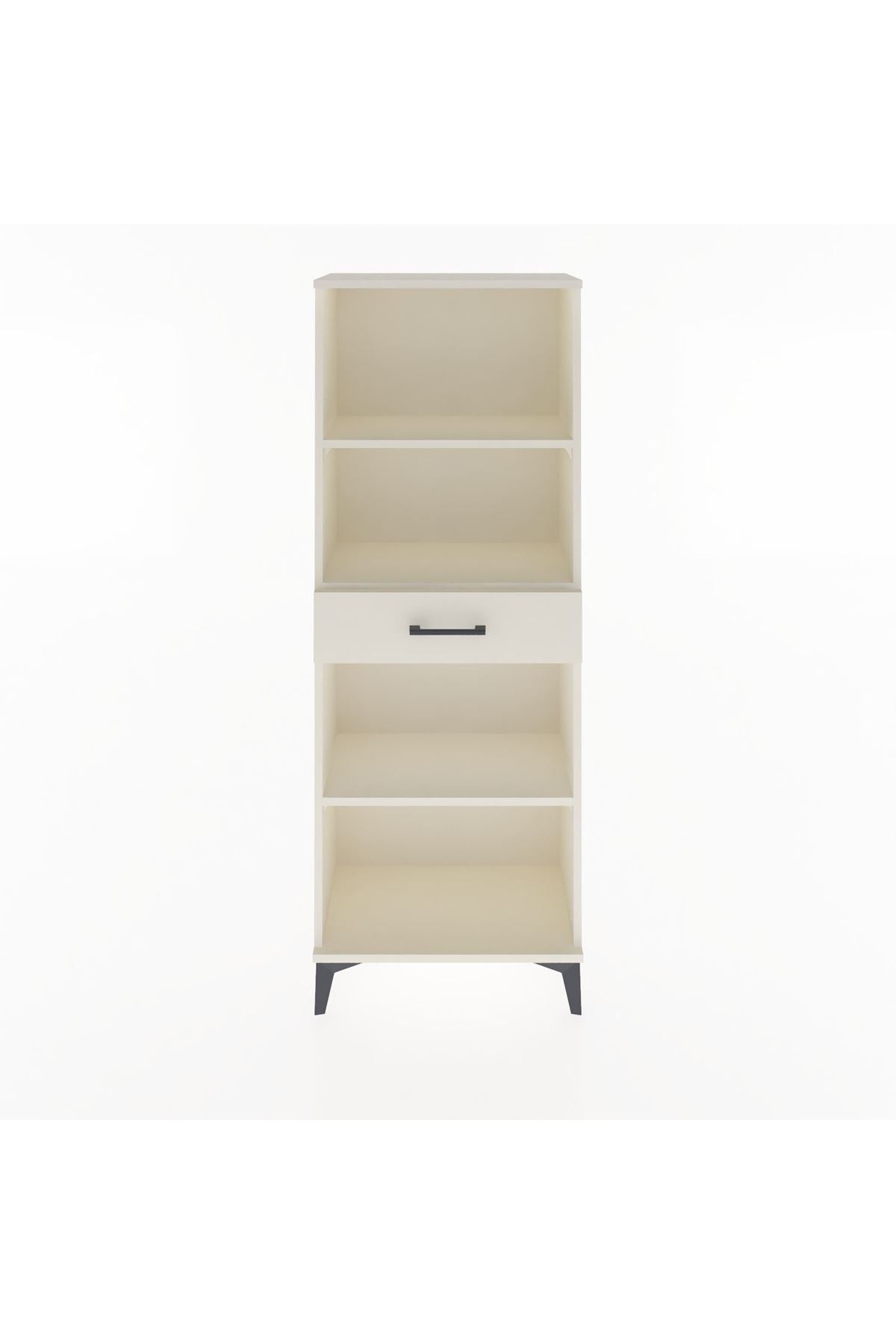 Arges Dolap 3 Raflı Tek Çekmeceli 60x30x163 - S20M126V1A