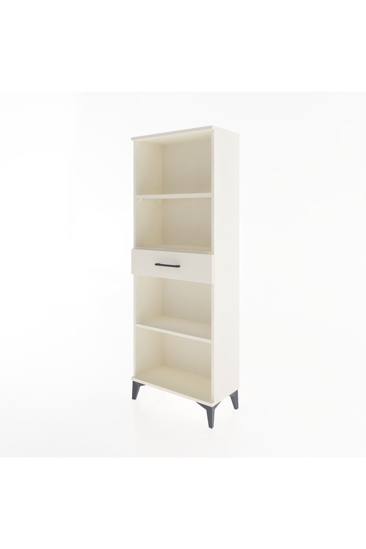 Arges Dolap 3 Raflı Tek Çekmeceli 60x30x163 - S20M126V1A