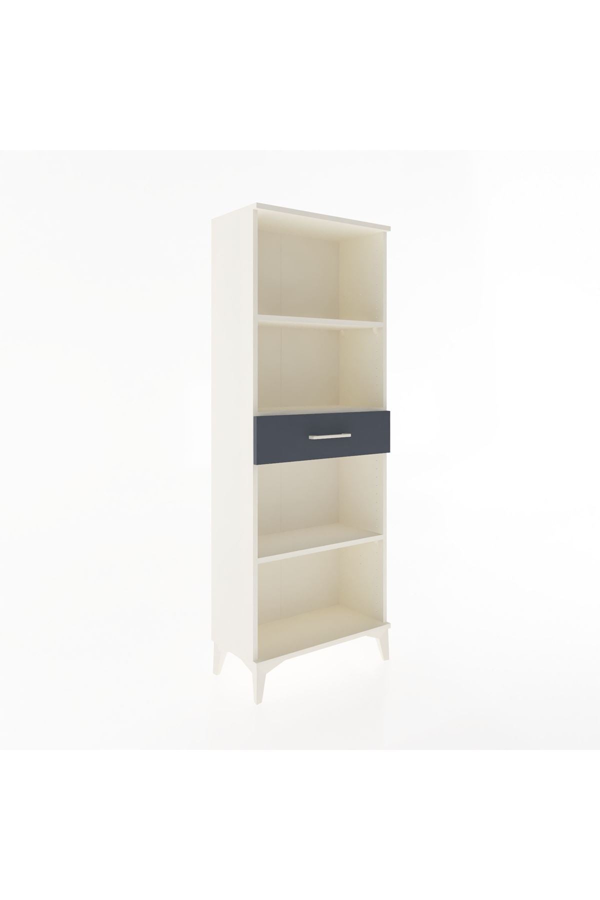 Arges Dolap 3 Raflı Tek Çekmeceli 60x30x163 - S20M126V2A