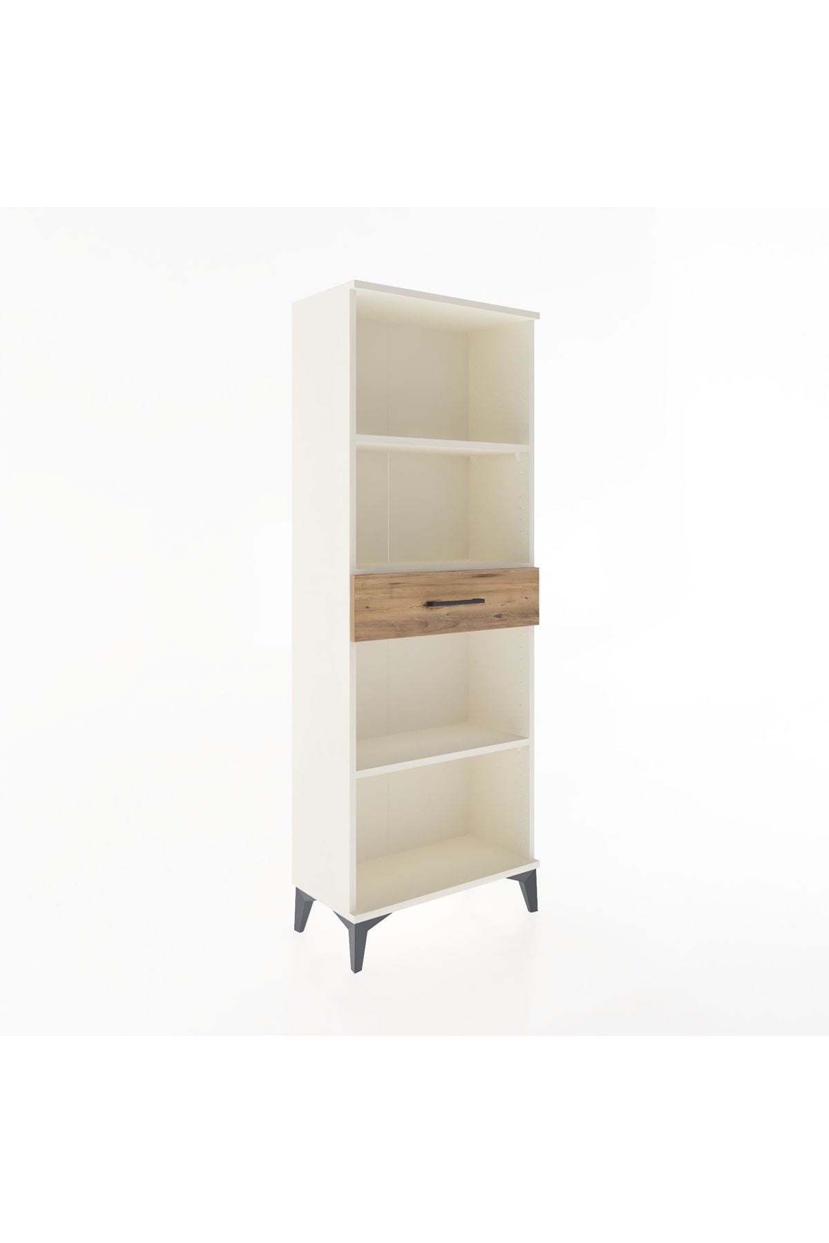 Arges Dolap 3 Raflı Tek Çekmeceli 60x30x163 - S20M126V3A