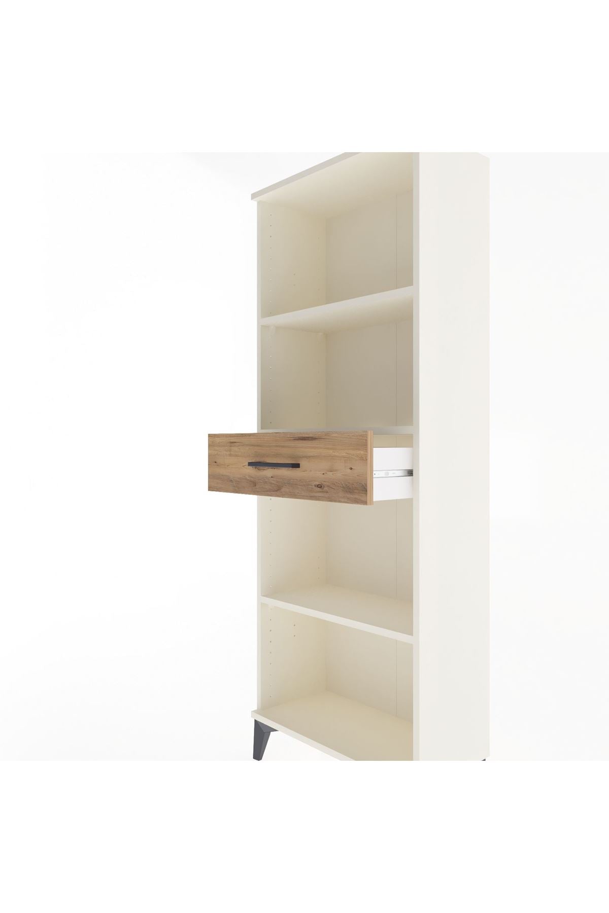 Arges Dolap 3 Raflı Tek Çekmeceli 60x30x163 - S20M126V3A