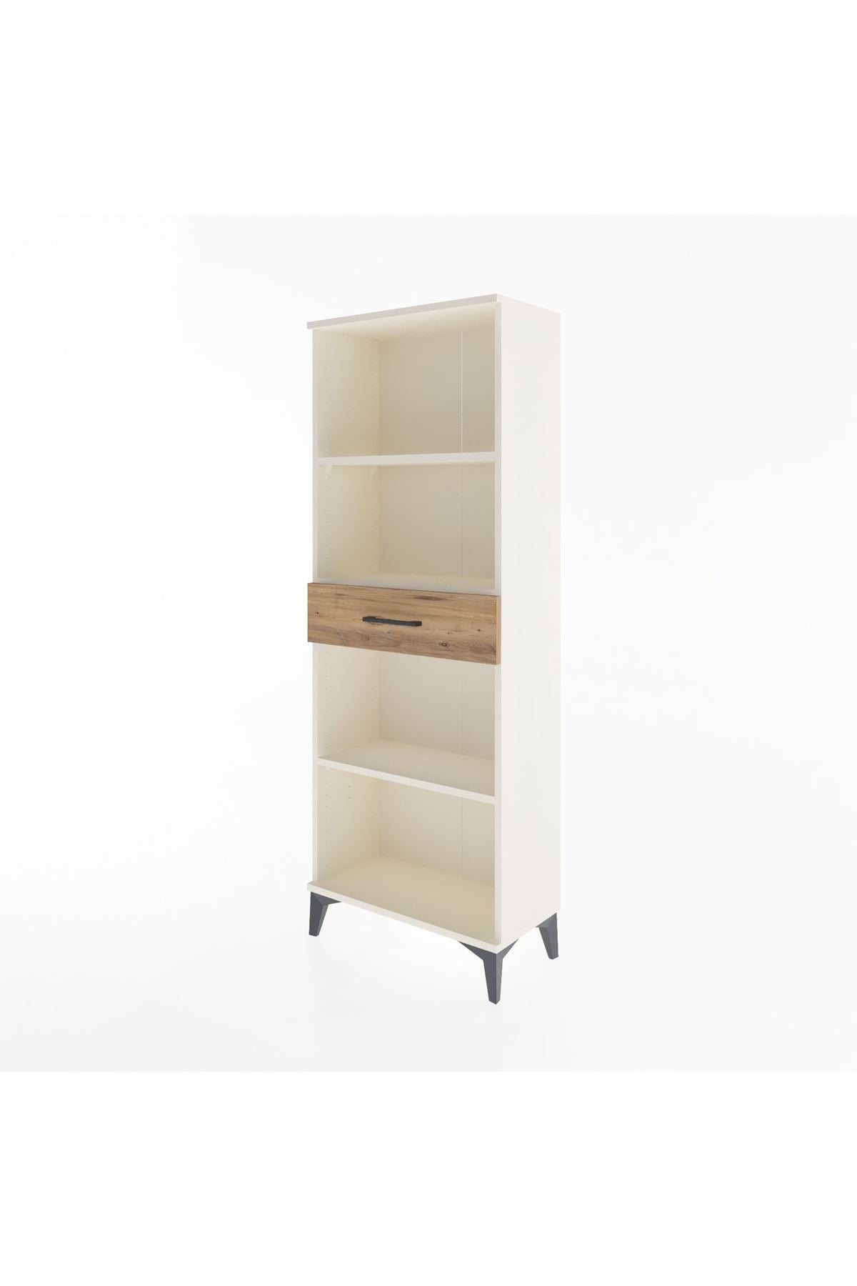 Arges Dolap 3 Raflı Tek Çekmeceli 60x30x163 - S20M126V3A