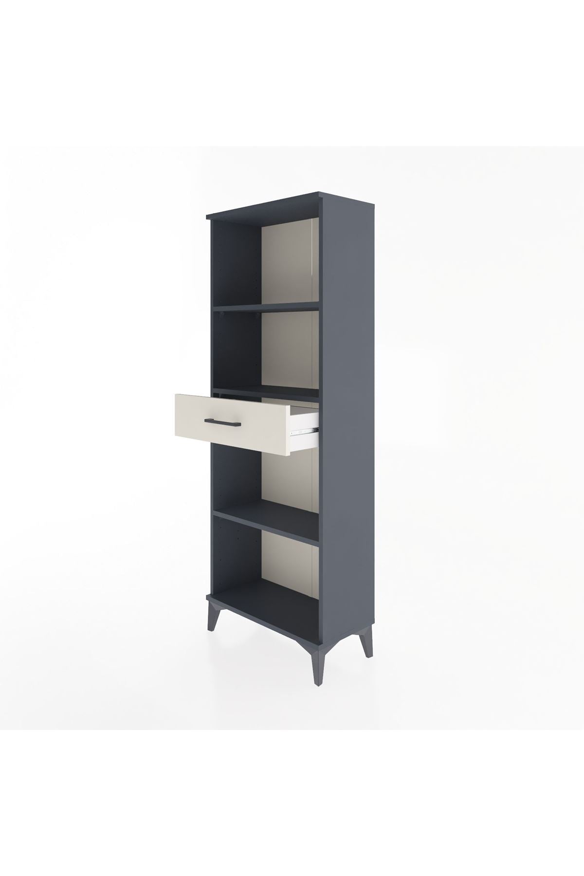 Arges Dolap 3 Raflı Tek Çekmeceli 60x30x163 - S20M126V4A