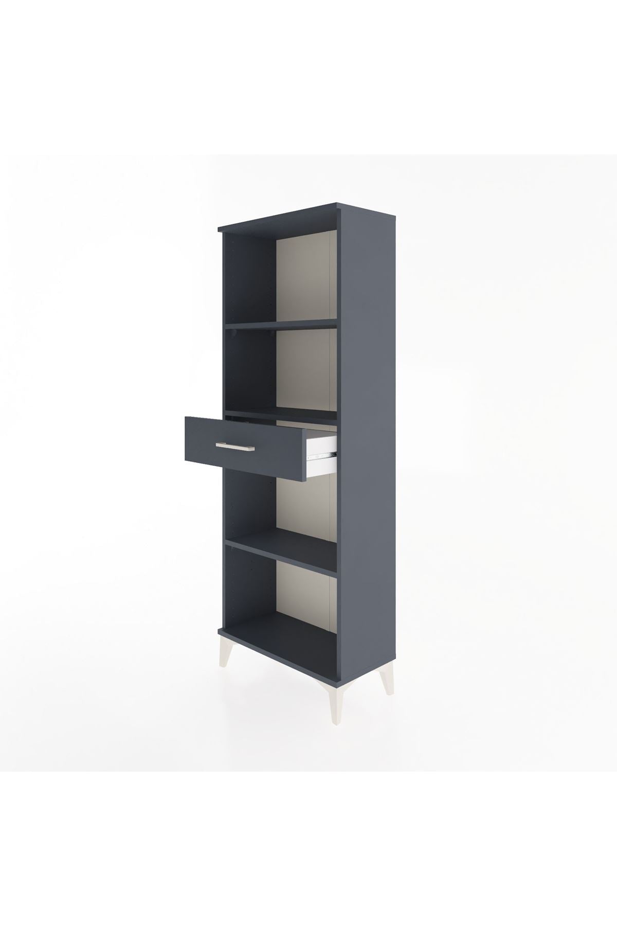 Arges Dolap 3 Raflı Tek Çekmeceli 60x30x163 - S20M126V5A