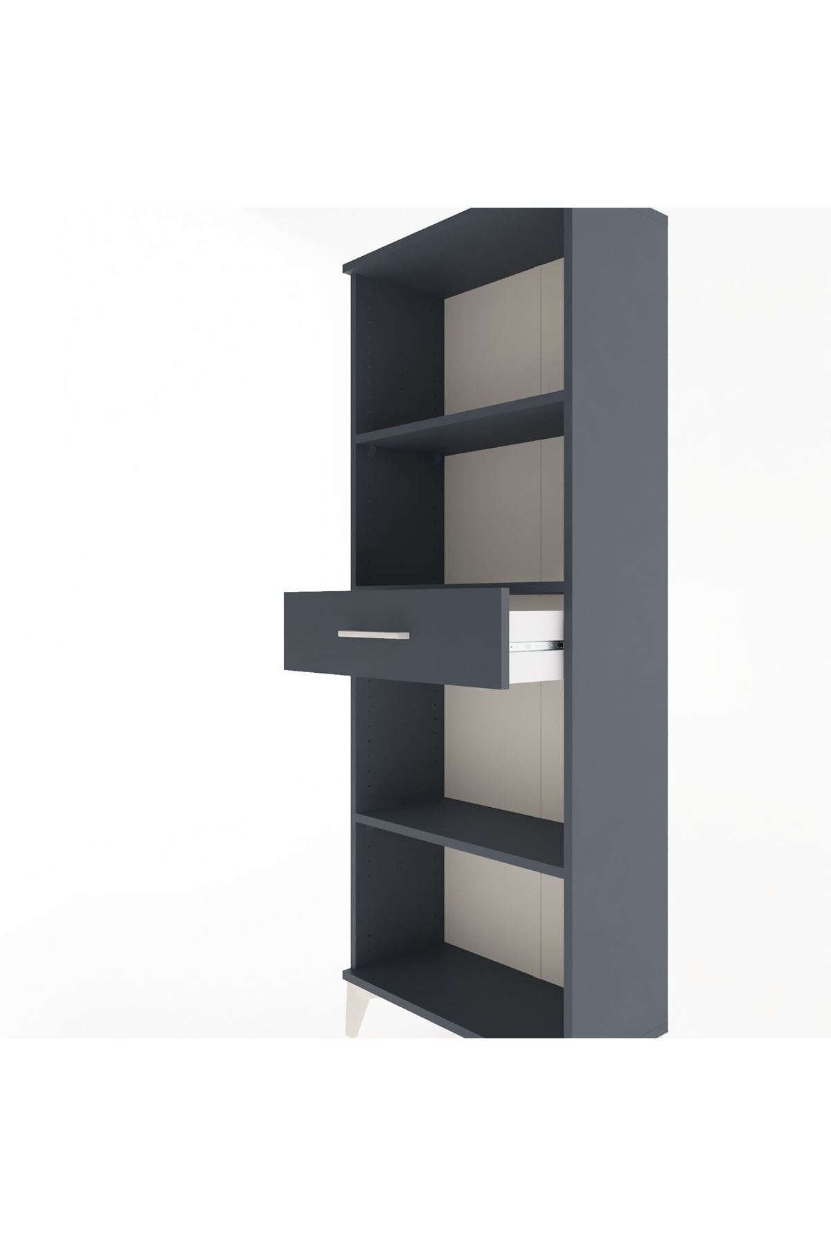 Arges Dolap 3 Raflı Tek Çekmeceli 60x30x163 - S20M126V5A
