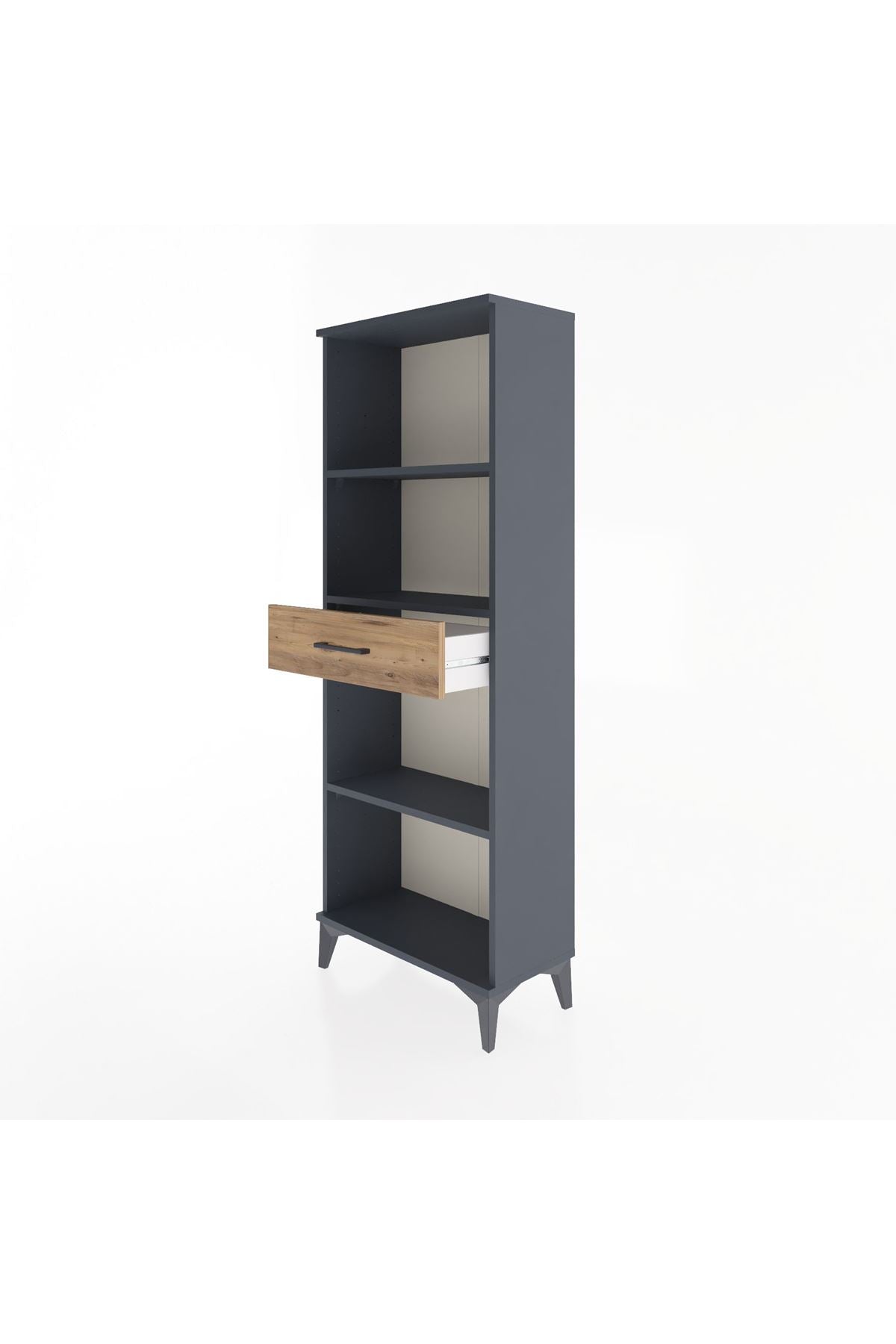 Arges Dolap 3 Raflı Tek Çekmeceli 60x30x163 - S20M126V6A