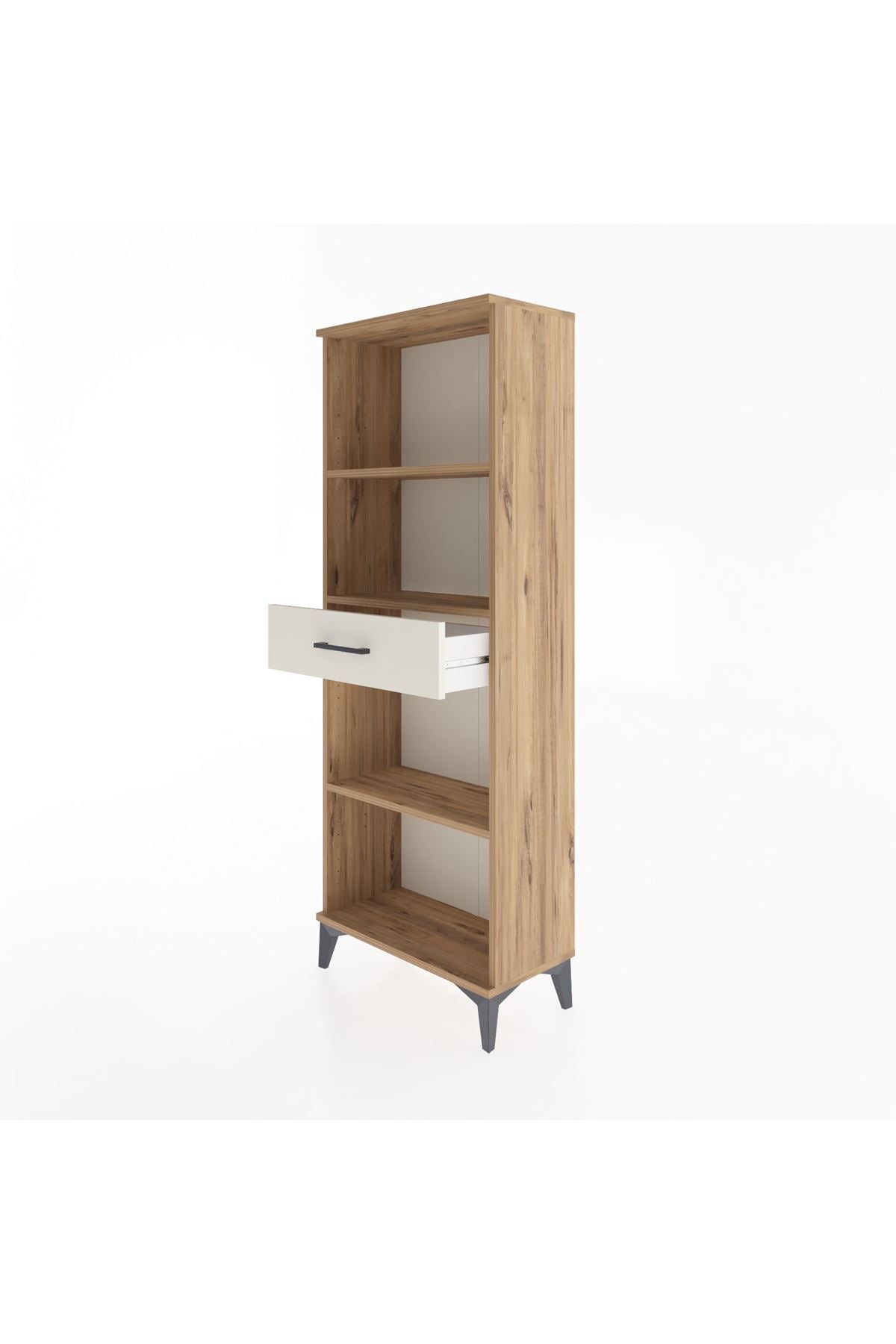 Arges Dolap 3 Raflı Tek Çekmeceli 60x30x163 - S20M126V7A