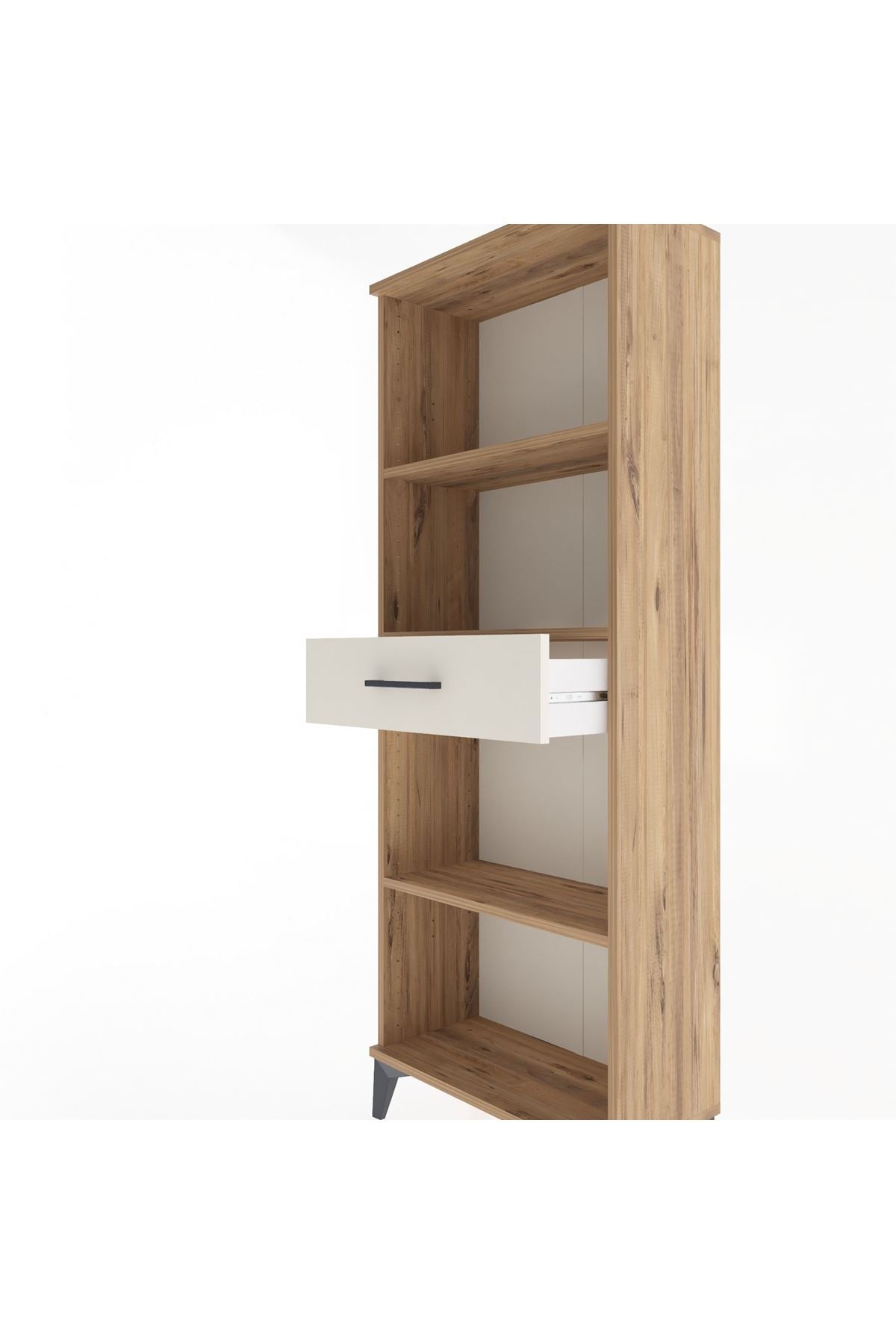 Arges Dolap 3 Raflı Tek Çekmeceli 60x30x163 - S20M126V7A