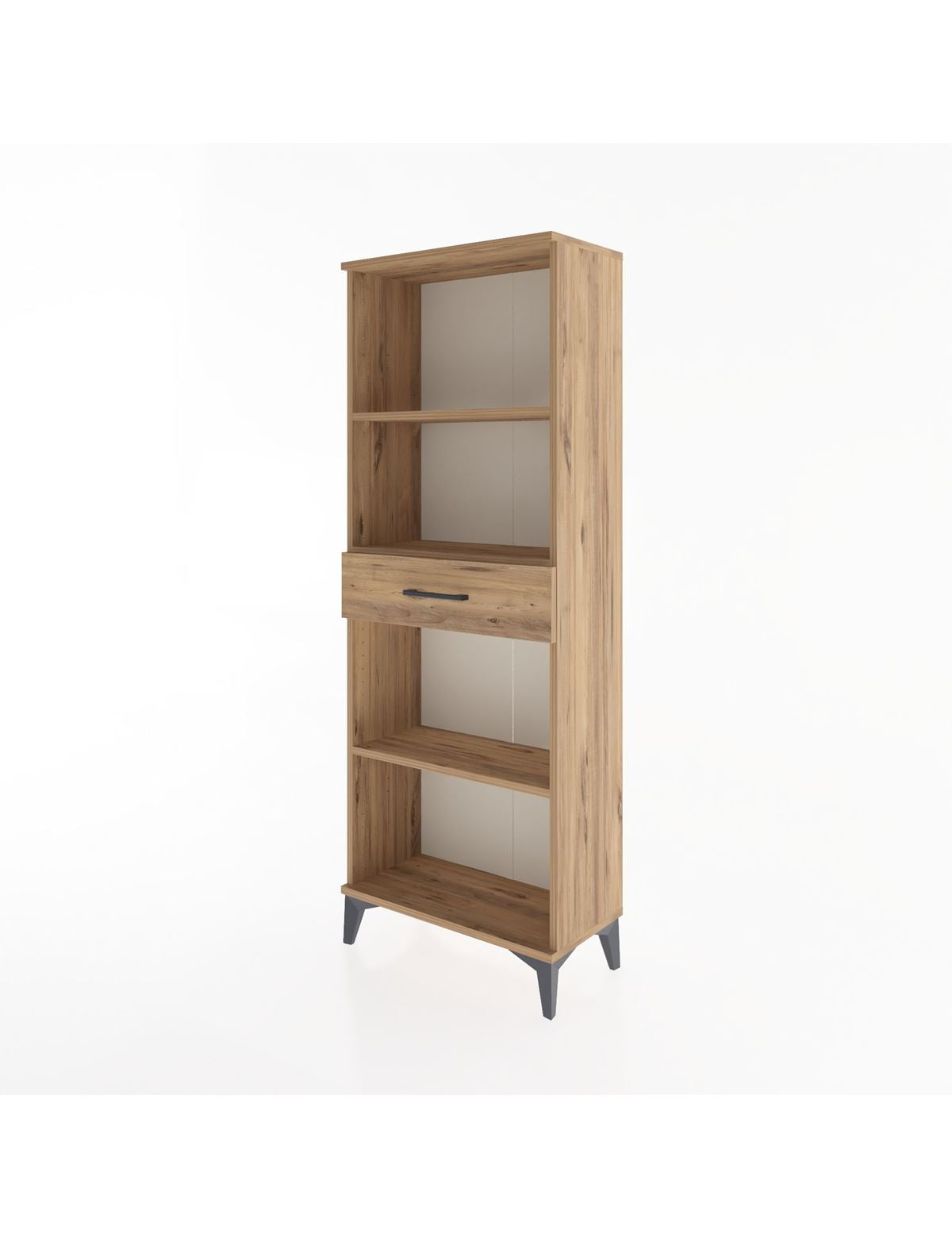 Arges Dolap 3 Raflı Tek Çekmeceli 60x30x163 - S20M126V9A