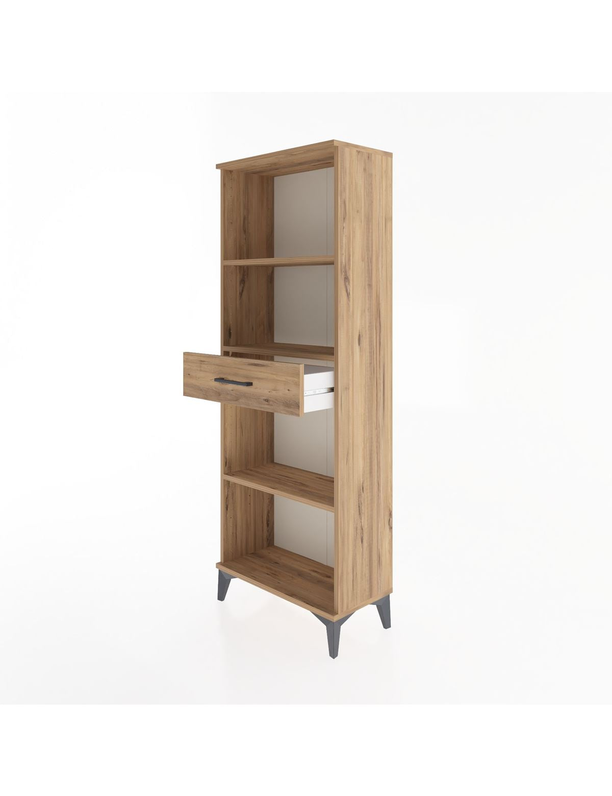 Arges Dolap 3 Raflı Tek Çekmeceli 60x30x163 - S20M126V9A