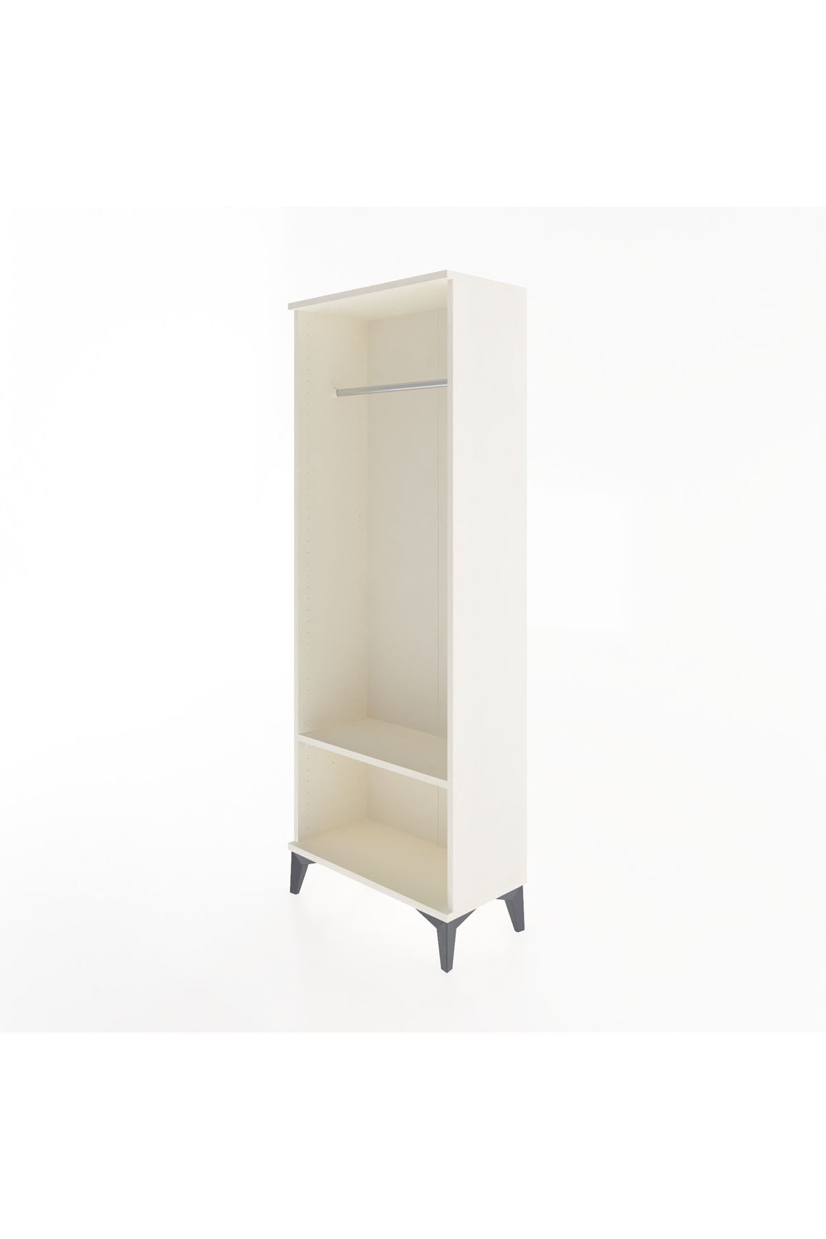 Arges Dolap Tek Raflı Kapaklı Tek Askılı 60x30x163 - S20M128V1A