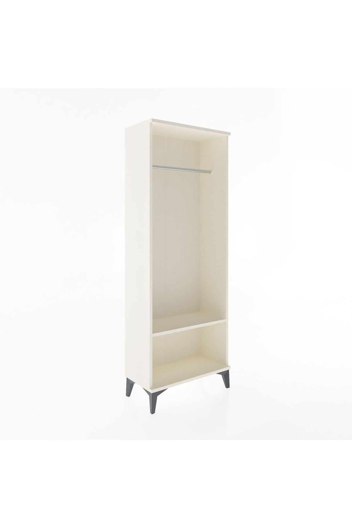 Arges Dolap Tek Raflı Kapaklı Tek Askılı 60x30x163 - S20M128V1A