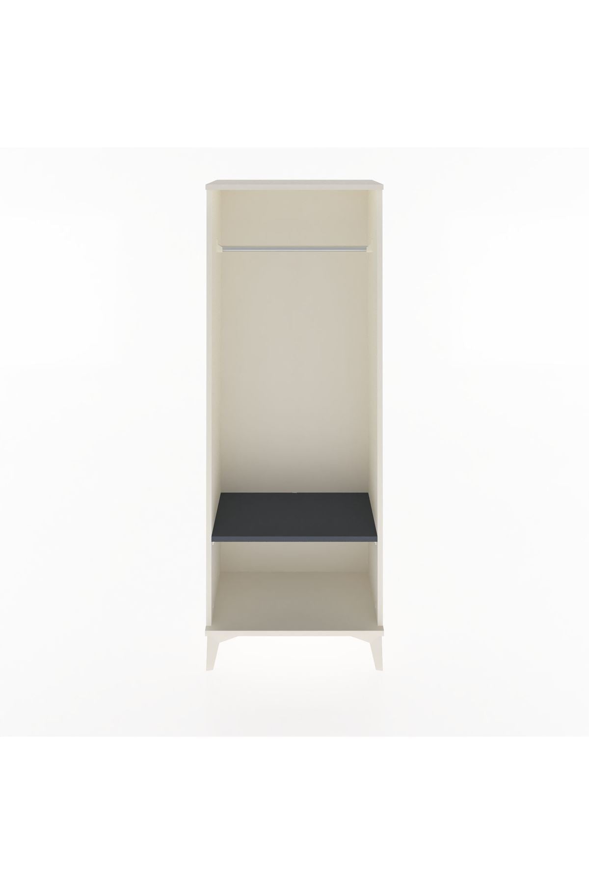 Arges Dolap Tek Raflı Kapaklı Tek Askılı 60x30x163 - S20M128V2A