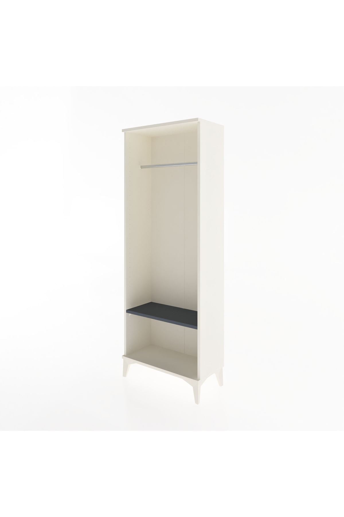 Arges Dolap Tek Raflı Kapaklı Tek Askılı 60x30x163 - S20M128V2A