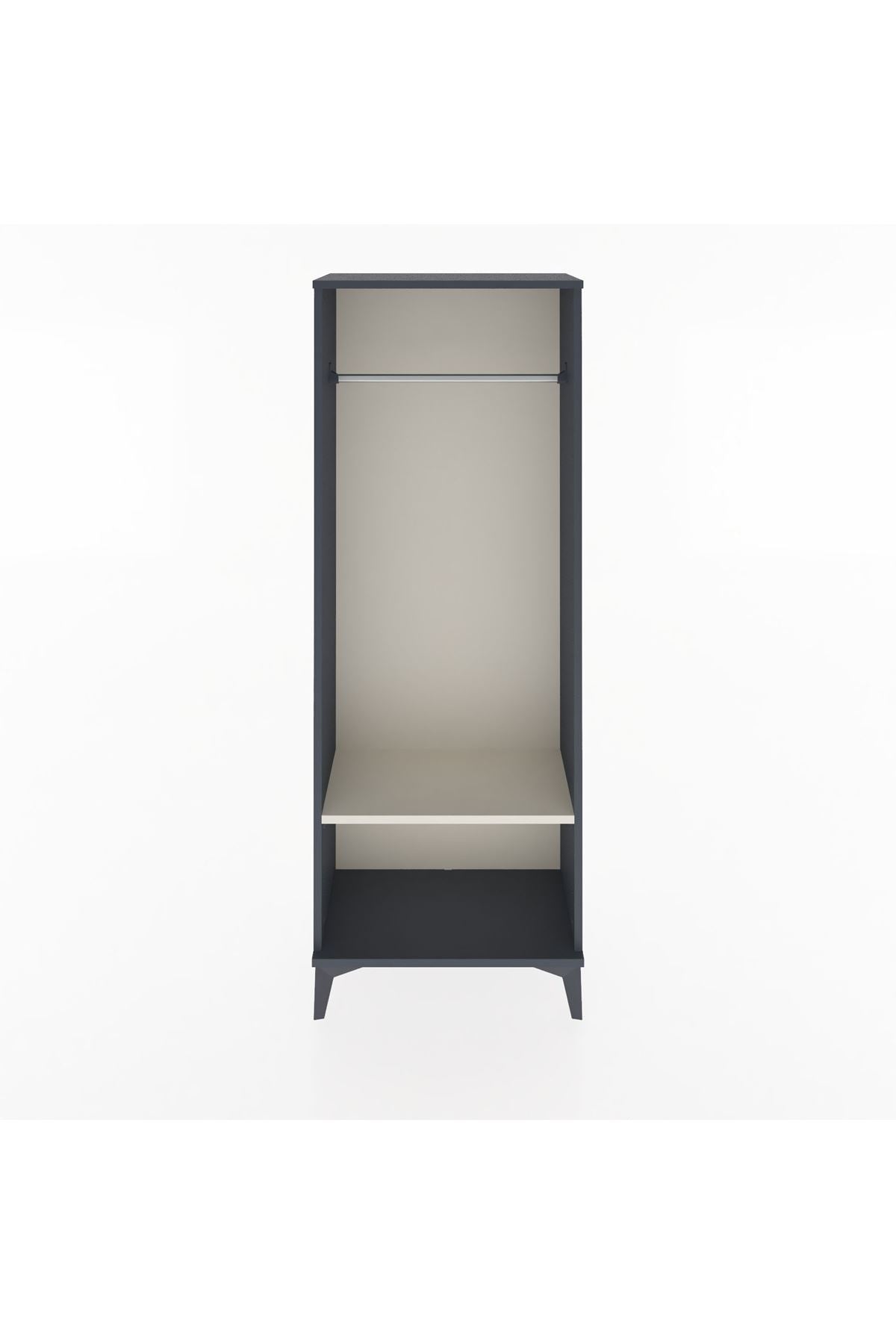 Arges Dolap Tek Raflı Kapaklı Tek Askılı 60x30x163 - S20M128V4A