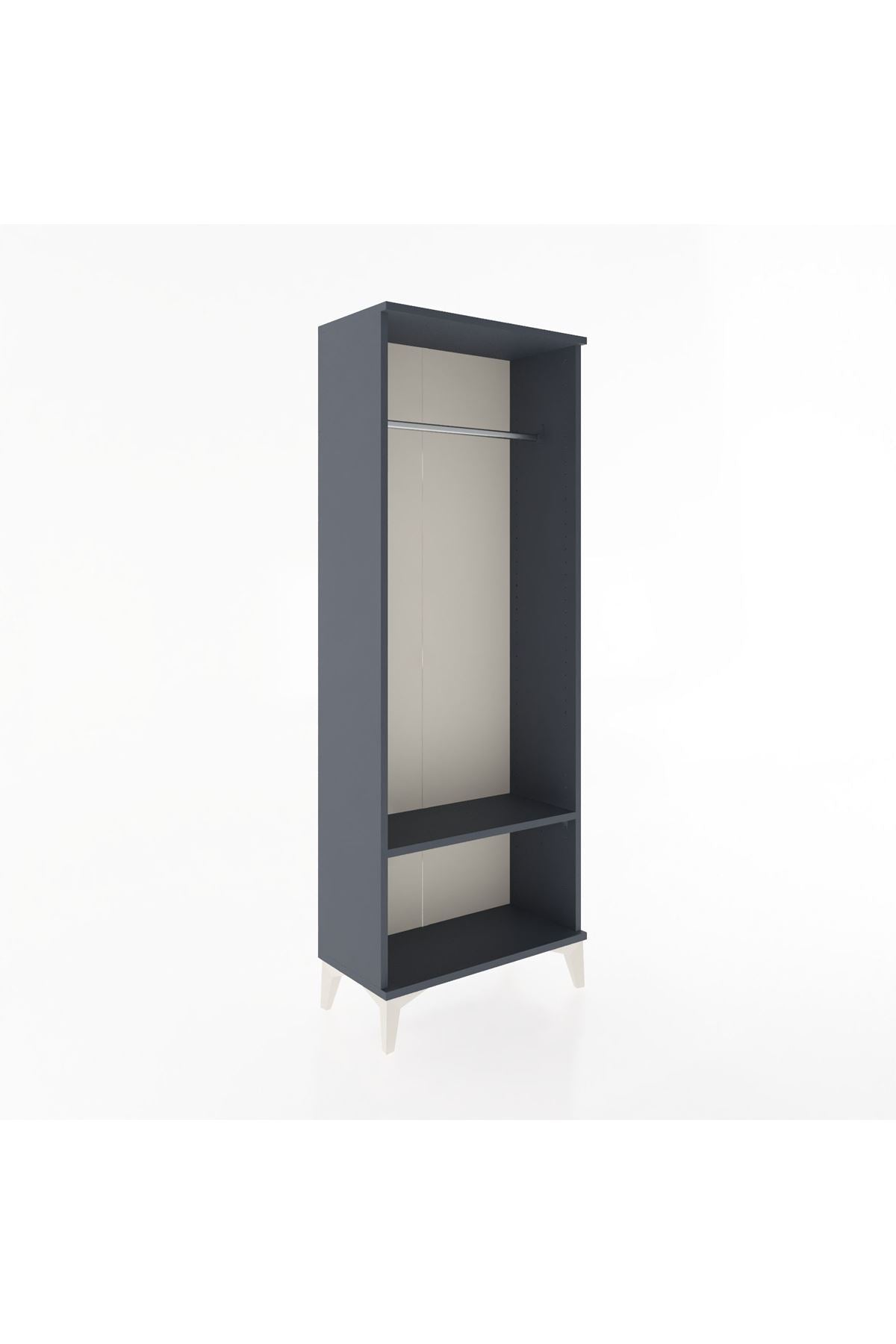 Arges Dolap Tek Raflı Kapaklı Tek Askılı 60x30x163 - S20M128V5A