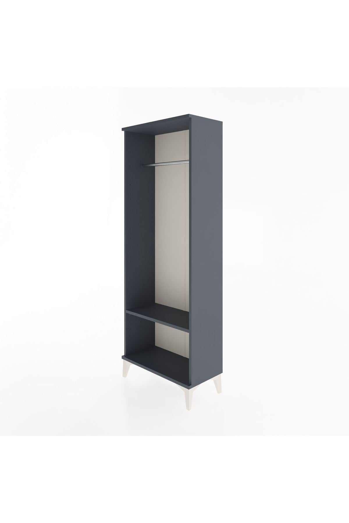 Arges Dolap Tek Raflı Kapaklı Tek Askılı 60x30x163 - S20M128V5A