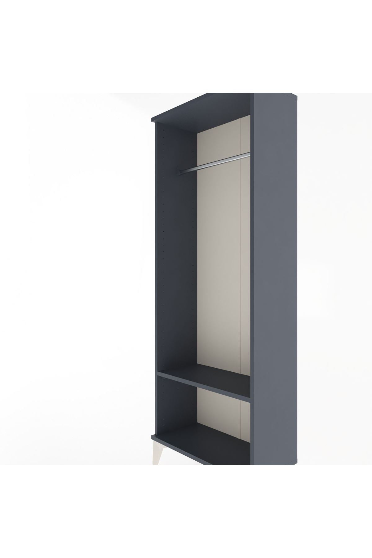 Arges Dolap Tek Raflı Kapaklı Tek Askılı 60x30x163 - S20M128V5A