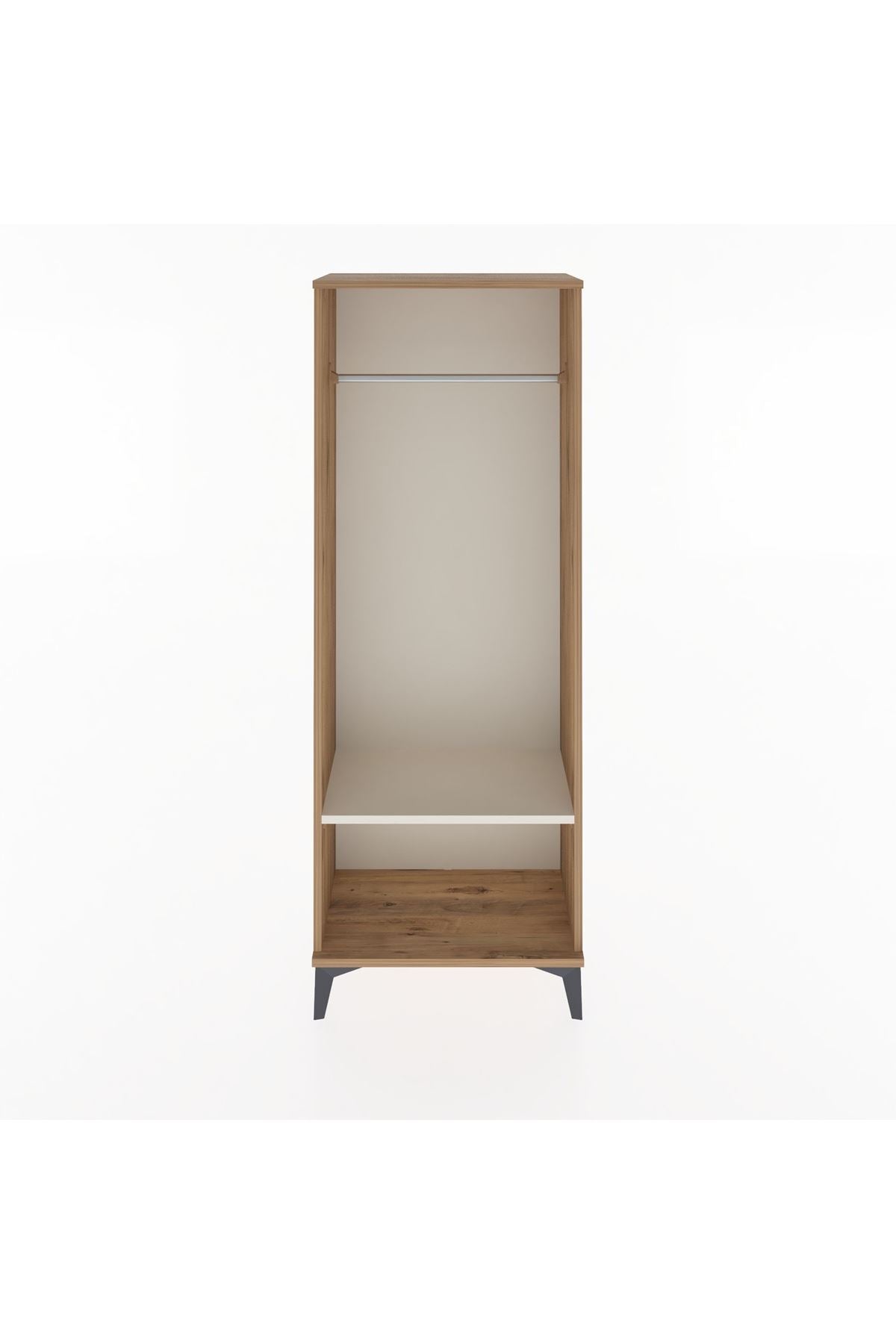 Arges Dolap Tek Raflı Kapaklı Tek Askılı 60x30x163 - S20M128V7A