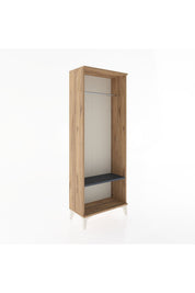 Arges Dolap Tek Raflı Kapaklı Tek Askılı 60x30x163 - S20M128V8A
