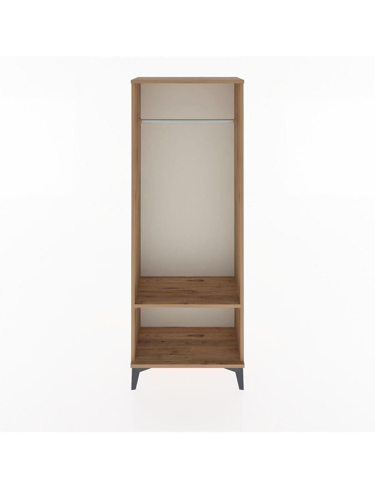 Arges Dolap Tek Raflı Kapaklı Tek Askılı 60x30x163 - S20M128V9A