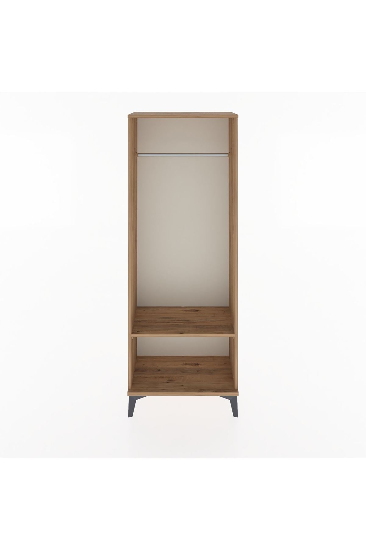 Arges Dolap Tek Raflı Kapaklı Tek Askılı 60x30x163 - S20M128V9A