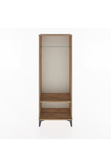 Arges Dolap Tek Raflı Kapaklı Tek Askılı 60x30x163