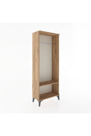 Arges Dolap Tek Raflı Kapaklı Tek Askılı 60x30x163 - S20M128V9A