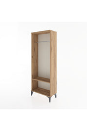 Arges Dolap Tek Raflı Kapaklı Tek Askılı 60x30x163 - S20M128V9A