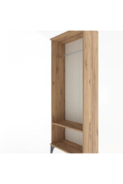 Arges Dolap Tek Raflı Kapaklı Tek Askılı 60x30x163 - S20M128V9A
