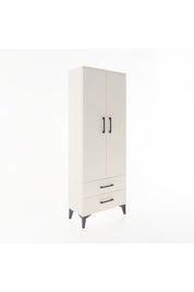 Arges Dolap 2 Raflı 2 Çekmeceli Tek Askılı 60x30x163 - S20M130V1A
