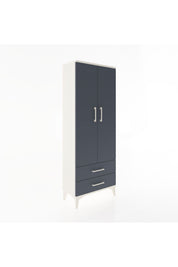 Arges Dolap 2 Raflı 2 Çekmeceli Tek Askılı 60x30x163 - S20M130V2A