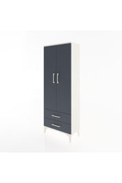 Arges Dolap 2 Raflı 2 Çekmeceli Tek Askılı 60x30x163 - S20M130V2A