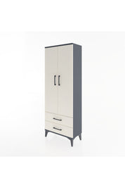 Arges Dolap 2 Raflı 2 Çekmeceli Tek Askılı 60x30x163 - S20M130V4A