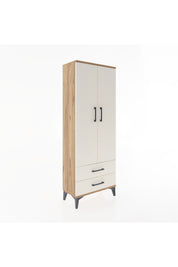 Arges Dolap 2 Raflı 2 Çekmeceli Tek Askılı 60x30x163 - S20M130V7A